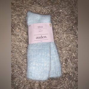 Auden Cozy Feather Yarn Socks - Soft Blues - 2pack